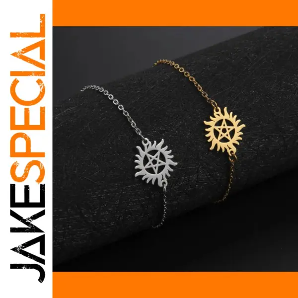 Pentacle Charm Bracelet for Men and Women