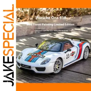 1:18 Porsche 918 Martini Diecast Car Model