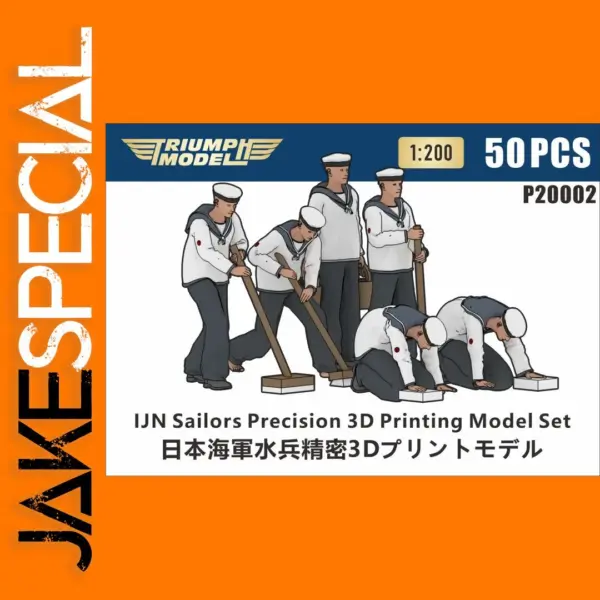 1/200 IJN Sailor Model Kit Set of 50