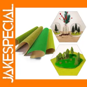 2pcs 17x17cm Artificial Grass Mat for DIY