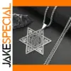Stainless Steel Hexagram Necklace for Protection