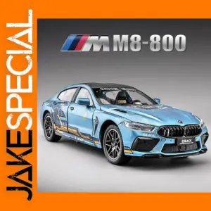 1:24 BMW M8 Diecast Car Model with Sound