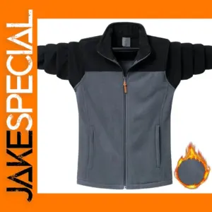 Plus Size 9XL Winter Fleece Jacket for Men