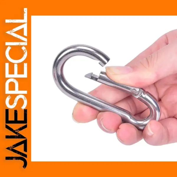 Multifunctional 304 Stainless Steel Snap Carabiner