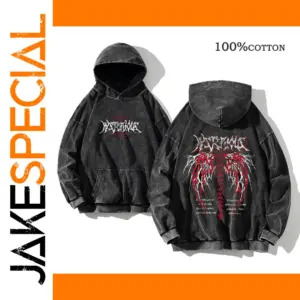 Y2K Print Hoodie Casual Long Sleeve Pullover