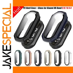 2IN1 Glass & PC Case for Xiaomi Mi Band 9