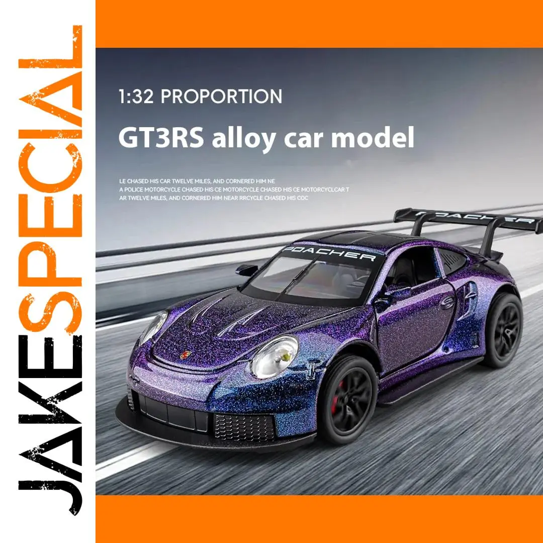 1:32 Porsche GT3 RS Diecast Metal Model Car 1 1:32 Porsche GT3 RS Diecast Metal Model Car