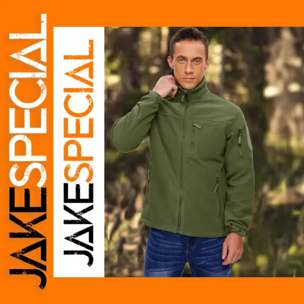 Men's Outdoor Fleece Jacket with Pockets