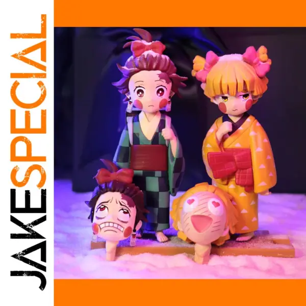 Demon Slayer PVC Figure - Zenitsu & Tanjirou
