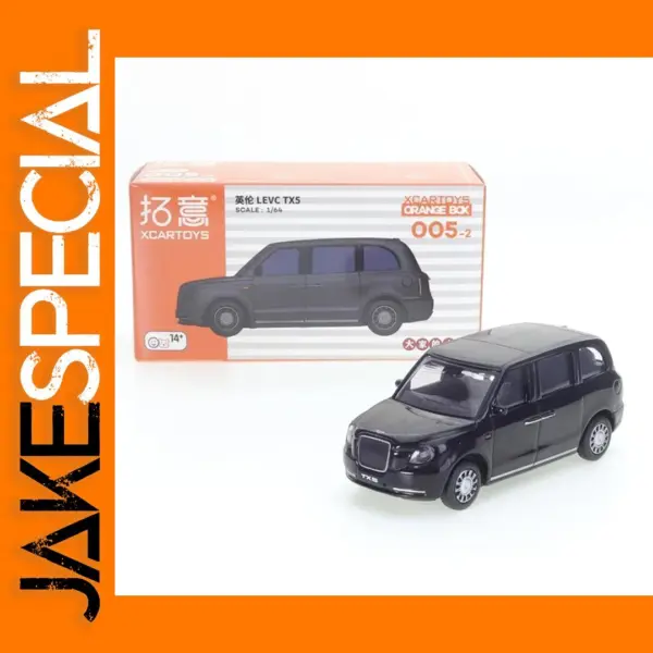 1/64 Scale Geely LEVC TX5 Diecast Model Car