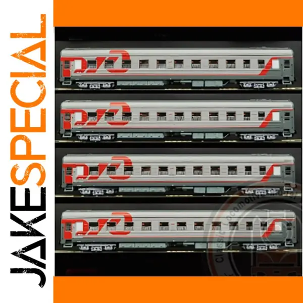 HO Scale Russian HERIS RZD Train Model