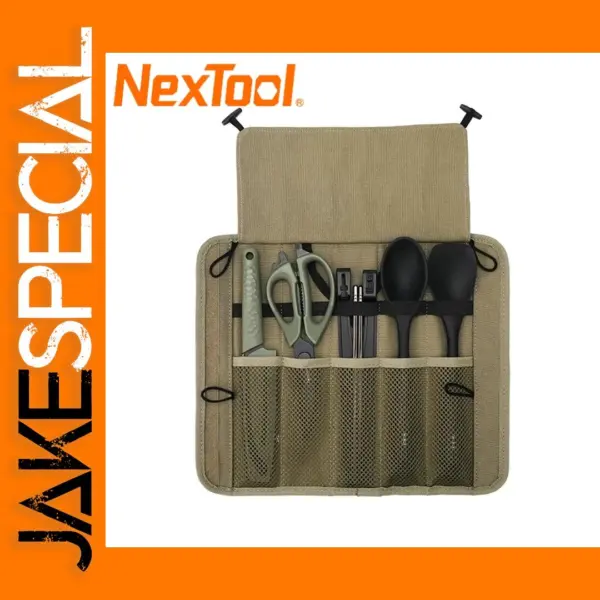 NexTool 6pcs Portable BBQ Cooking Utensil Set