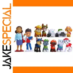 12pcs Paw Patrol Figures PVC Model Set
