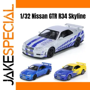 1:32 Nissan Skyline GTR R34 Diecast Model