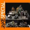 1/72 Scale 10pcs Winter Soldiers Model Set
