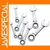 Reversible Stubby Ratcheting Wrench Set 6-14mm