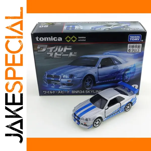 Tomica Premium BNR34 Skyline GT-R Diecast Model