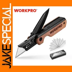 WORKPRO Multifunction Folding Utility Knife with 10 Blades