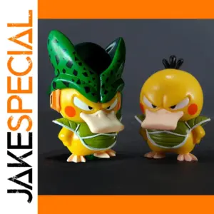 10cm Psyduck Cos Cell Anime Figure Statue