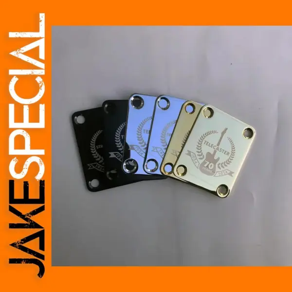 Custom Neck Plate for Strato and Tele Guitars