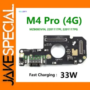 USB Type C Charging Port Flex Cable for Xiaomi Poco M4 Pro 4G