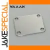 Chrome Guitar Neck Plate for Electric Guitars