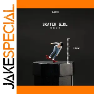 1:64 Scale Miniature Skateboarding Figure