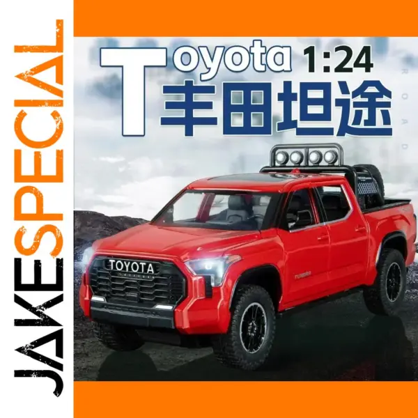 1:24 Scale Toyota Tundra Diecast Model Truck