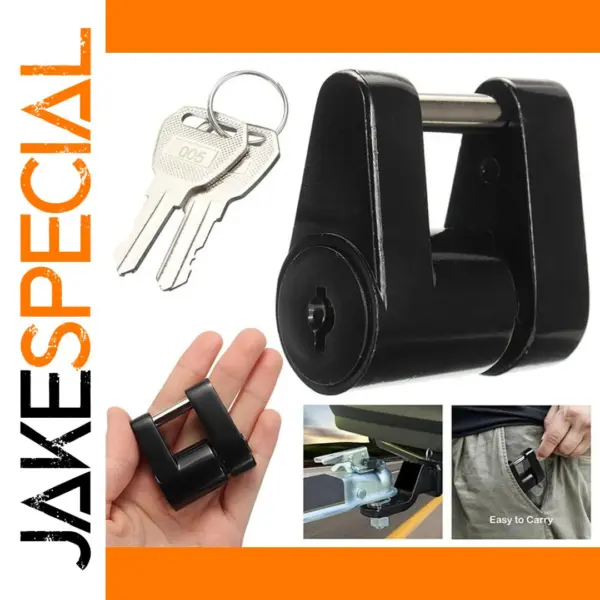 Zinc Alloy Trailer Hitch Coupler Lock 1pc
