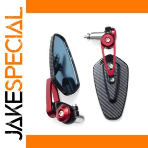 Carbon Fiber Handlebar Mirrors for Motorcycles