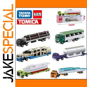 Takara Tomy Diecast Crane and Fire Truck Model