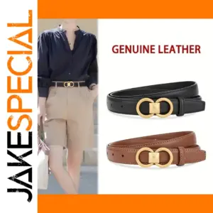 Genuine Cowhide Leather Women's Belt
