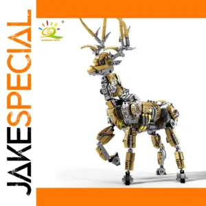 924PCS Mechanical Deer Building Blocks Set