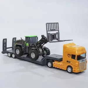 1:50 Diecast Plastic Flatbed Trailer Model 54 e20dc98a upscaled