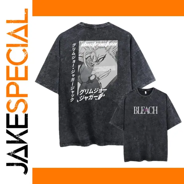Vintage Anime Graphic Cotton T-Shirt for Summer