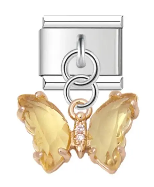 Zircon Butterfly Charm for DIY Bracelets 19 Zircon Butterfly Charm for DIY Bracelets - Image 19