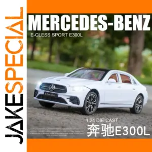 1:24 Mercedes-Benz E300L Diecast Model Car