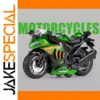 1:12 Kawasaki Motorcycle Model Toys Alloy Diecast with Lights