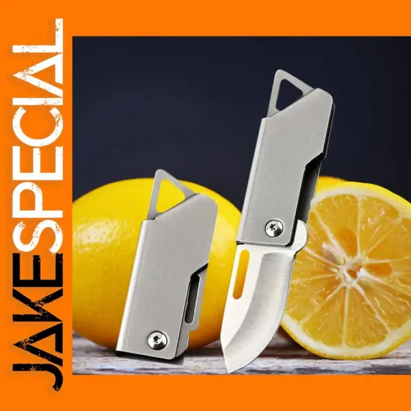 Portable Stainless Steel Folding Paring Knife