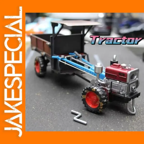 Large Diecast Tractor Model Toy 1:24 Scale