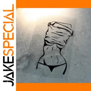 Reflective Sexy Body Car Window Decal