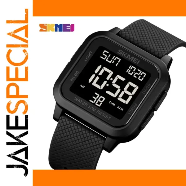 Men's Digital Sport Watch with Alarm and Chrono