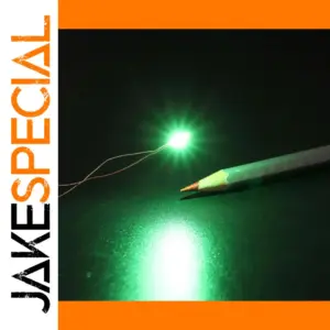 30/60pcs Pre-wired Green SMD LED 0603