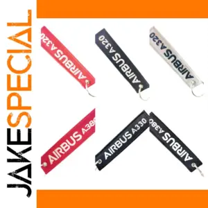 Airbus Double Sided Keychain for Aviation Fans