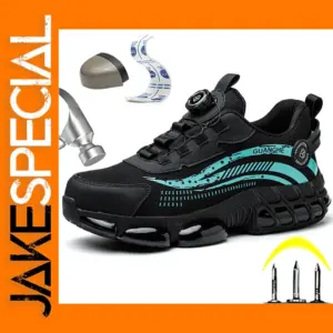 Men's Steel Toe Work Boots Anti-Smashing Design