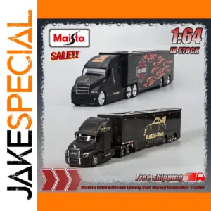 Maisto 1:64 International Lone Star Harley Container Trailer