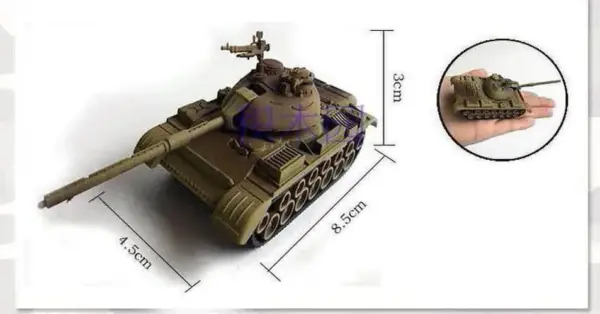 1:72 WWII Tank Model Kit for Collectors - Image 5