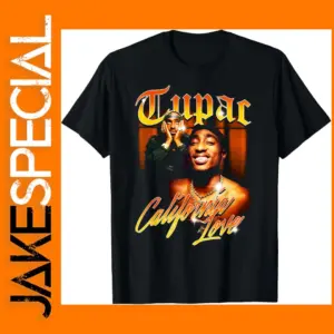 Vintage California Tupac Graphic T-Shirt for Women