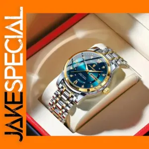 POEDAGAR Men's Quartz Waterproof Luminous Watch