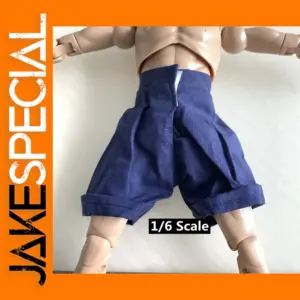 1/6 Scale Blue Shorts for 12 Inch Figures